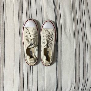 white slip on converse size 7